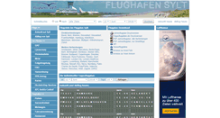 Desktop Screenshot of flughafen-sylt.de